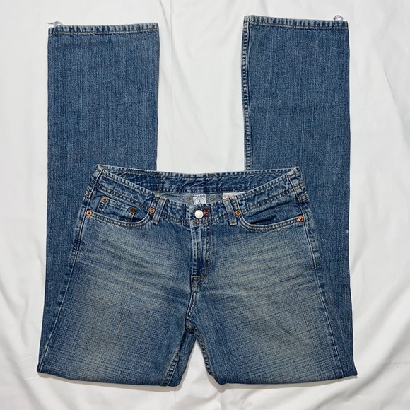 Lucky Brand Denim - Lucky Brand Dungaree Jet Setter Jeans. 100% Cotton. Size 6/28 34 in Long Inseam